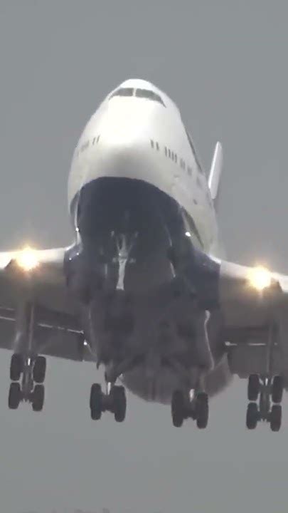 Boeing 747 Takes Off Sideways In Dramatic Crosswind .